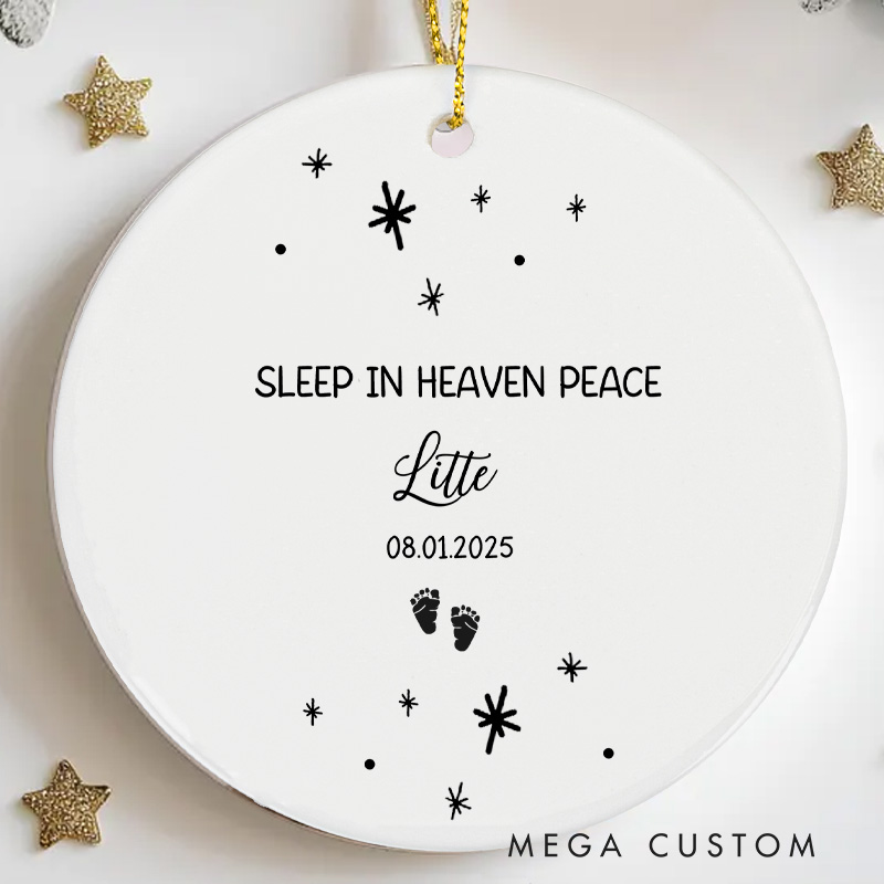 Personalized Baby Loss Ornament Custom Infant Loss Ornament Angel Baby Christmas Keepsake Stillborn Ornament Miscarriage Ornament Gifts