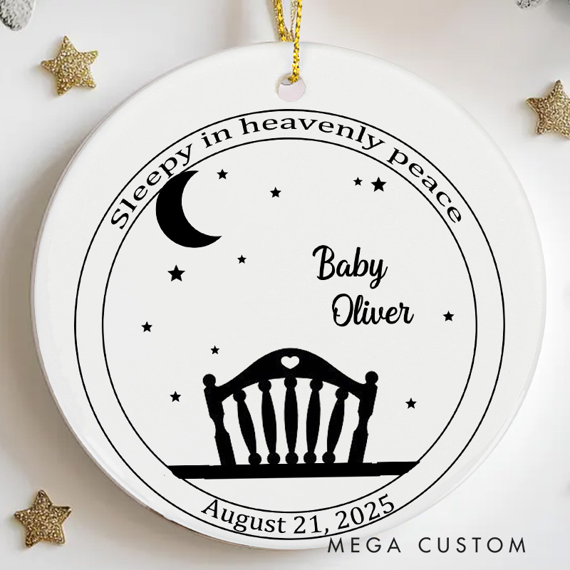 Personalized Baby Memorial Ornament Infant Loss Miscarriage Gift  Angel Baby Keepsake Sympathy Gift Stillbirth Remembrance
