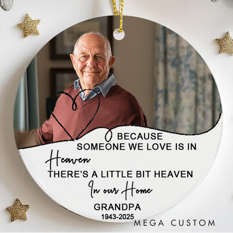 Personalized Memorial Ornament in Loving Memory Ornament Loss of Loved One Gift Remembrance Bereavement Gift Condolence Gift for Family Loss