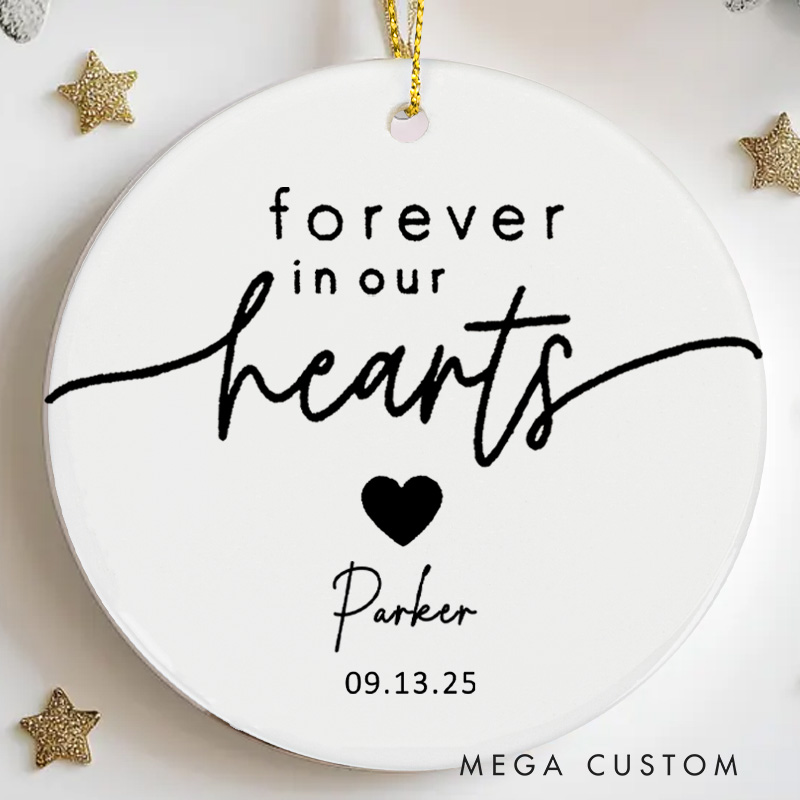 Personalized Baby Loss Ornament Infant Loss and Miscarriage Ornament for Christmas Tree Stillborn Angel Sympathy Gifts 