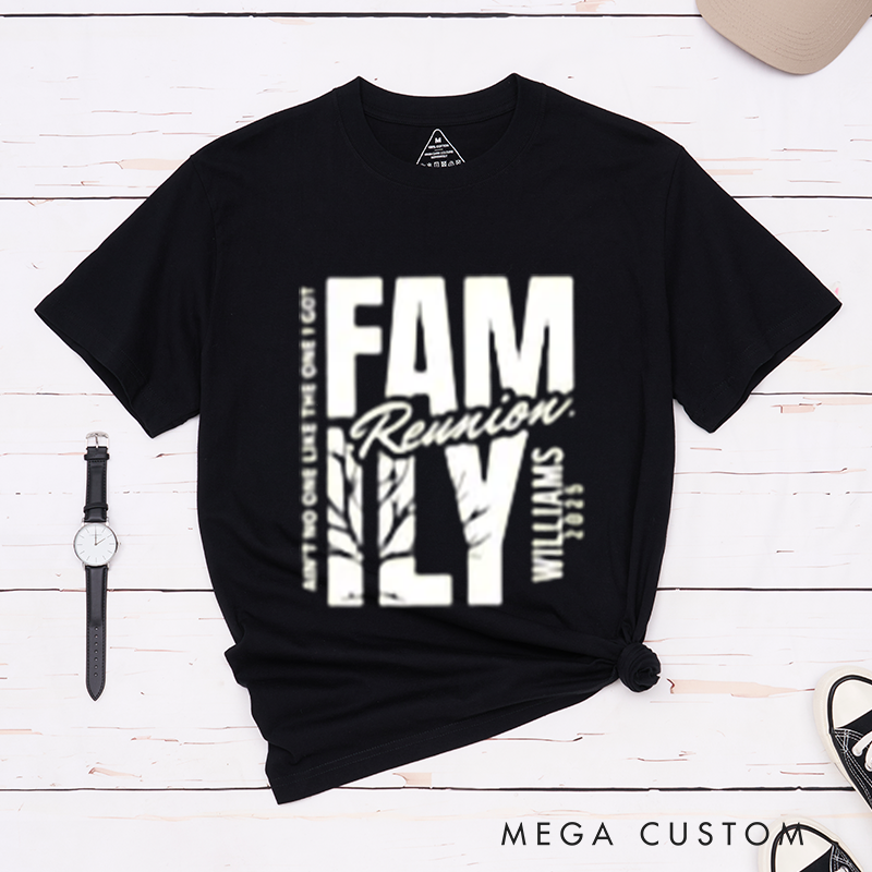 Personalized Custom Ain't No Family Like Ours' Matching Reunion Shirts with Your Family Name Classic T-shirt