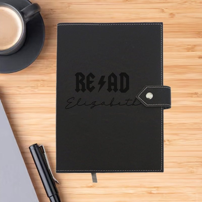 Personalized Read Journals & Notebooks Engraved Leather Journals Leather Notebooks Book Lover Gift Bookish Gift Reader Gift