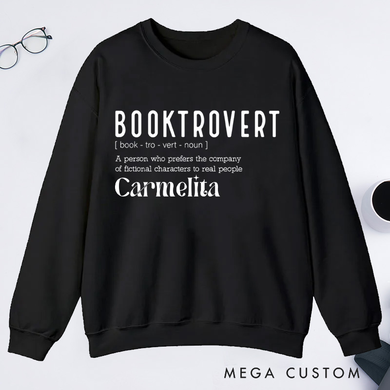 Personalized I Have No Shelf Control Classic Sweatshirts Custom Bookish Sweatshirt with Name Book Lover Gift Librarian Gift Reading Gift