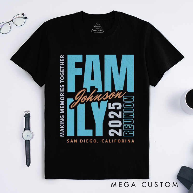Personalized Matching Family Reunion Gifts Tees 2025 Classic T-shirt