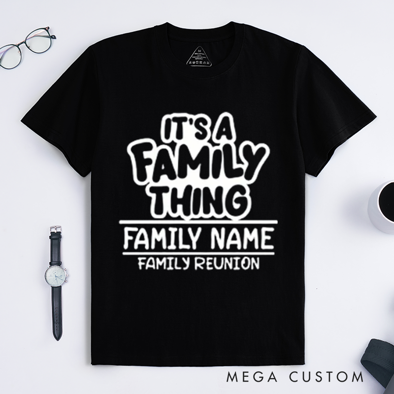 Personalized Family Reunion Matching Tees Celebrating Togetherness Classic T-shirt