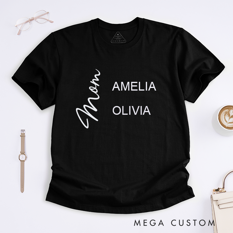 Personalized Fashionable Mothers Minimalist Design Classic T-shirt