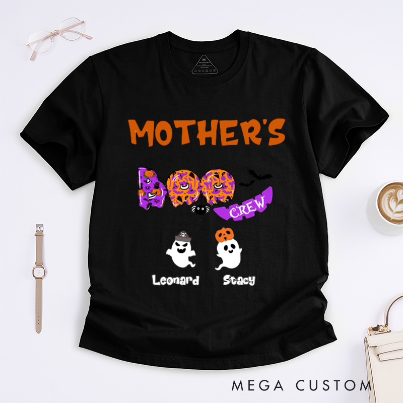 Personalized Boo Crew with Halloween Ghosts Classic T-Shirt Halloween Ideas