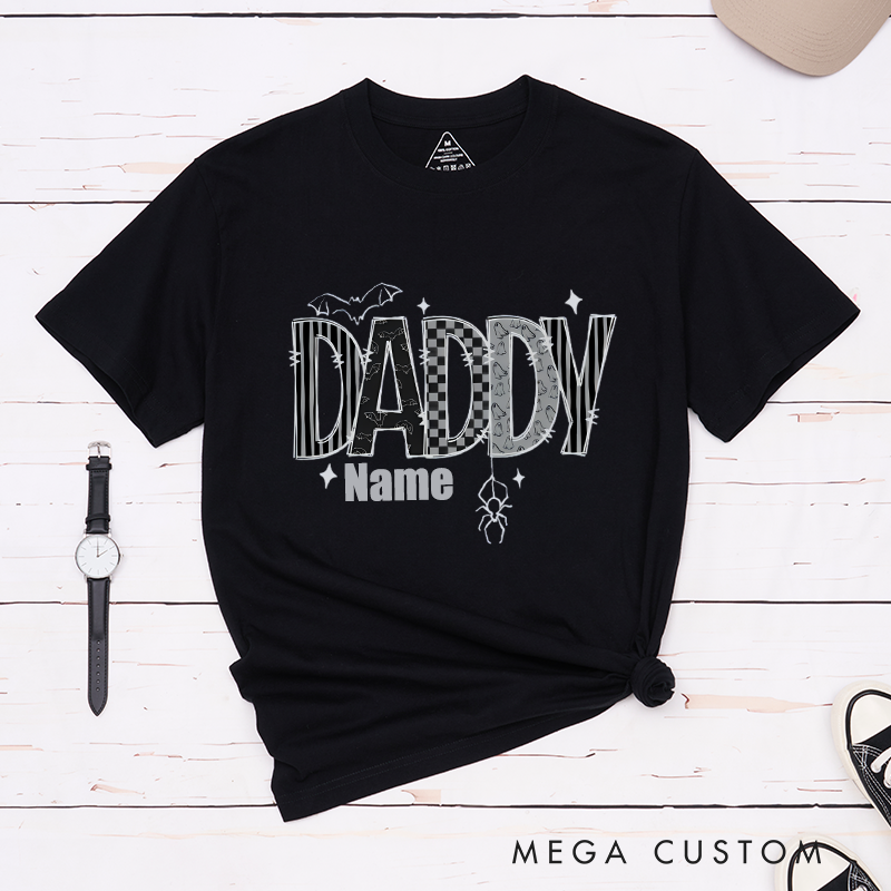 Personalized Halloween Party Spooky Daddy Classic T-shirt
