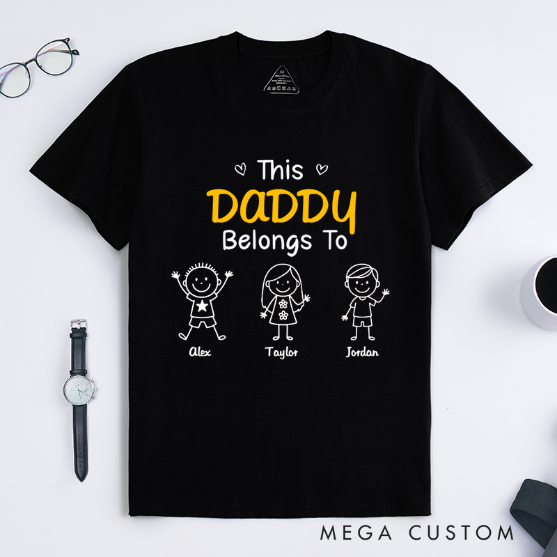 Personalized Classic T-shirt Birthday Gifts for Dad Grandpa