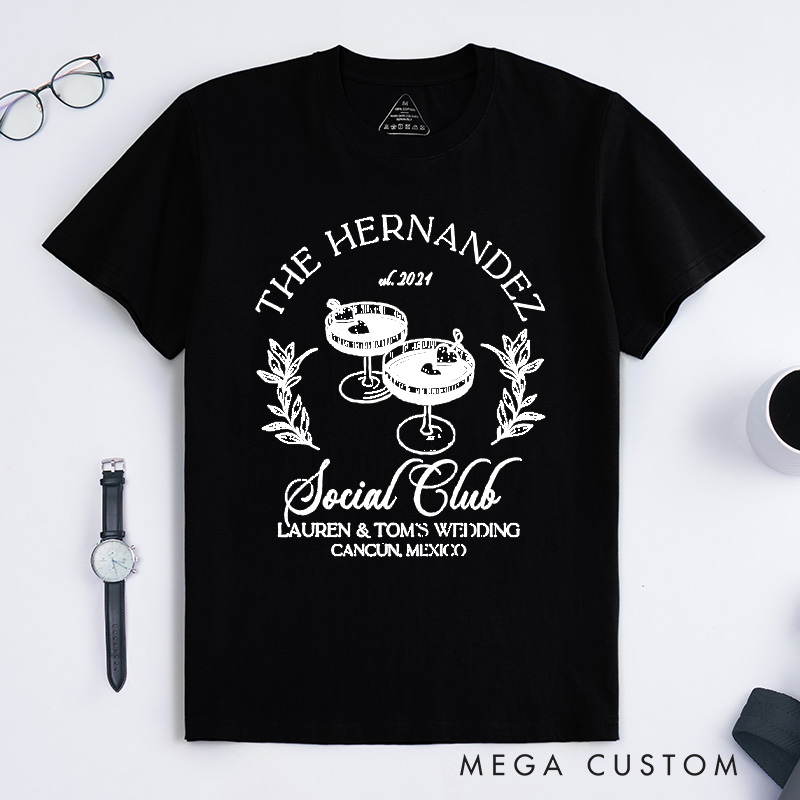 Personalized Elegant Wedding Party Favors T-Shirt Groom Crew Bachelor Party Shirt Groomsman Proposal Gift Tops Mens Stag Party Tees