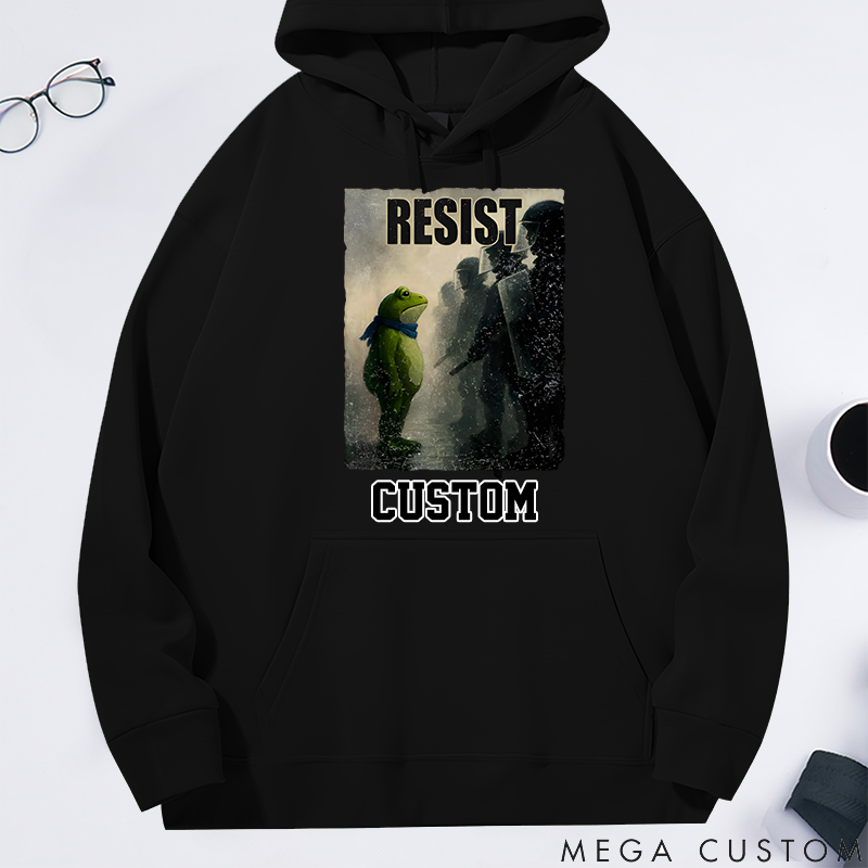 Personalized Classic Hoodie Portland Protest Funny Political Parody Theme