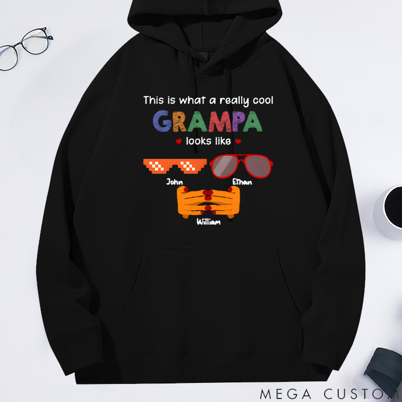 Personalized Classic Hoodie Really Cool Dad Looks Like