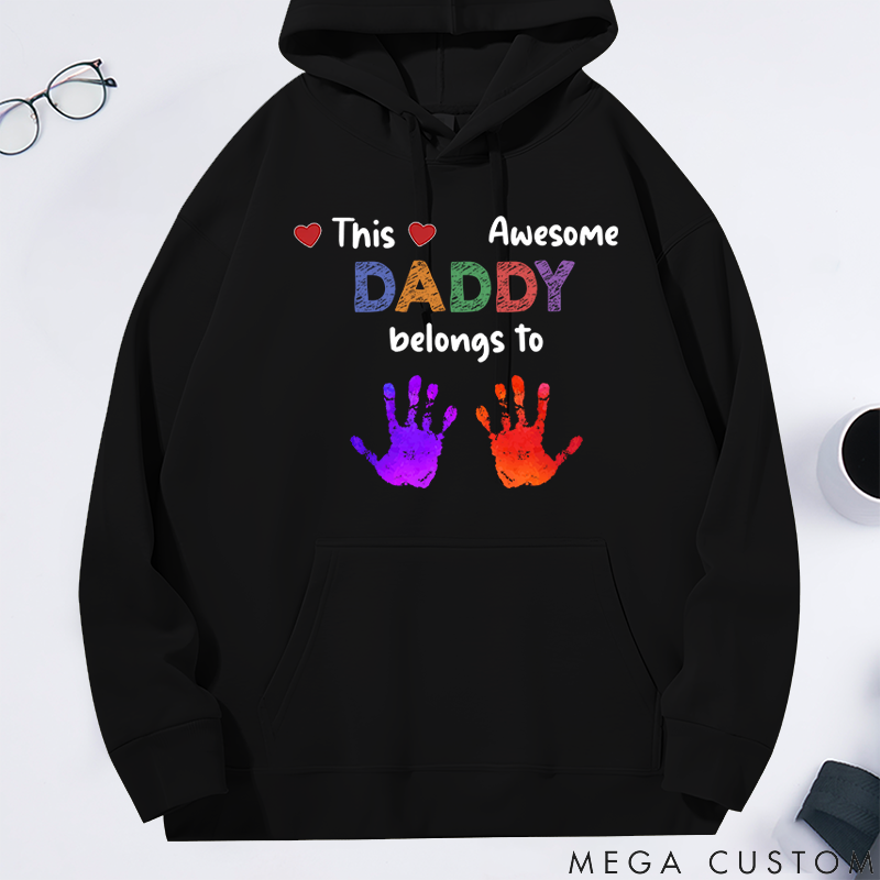 Personalized Classic Hoodie This Grandma Belongs To Grandkids