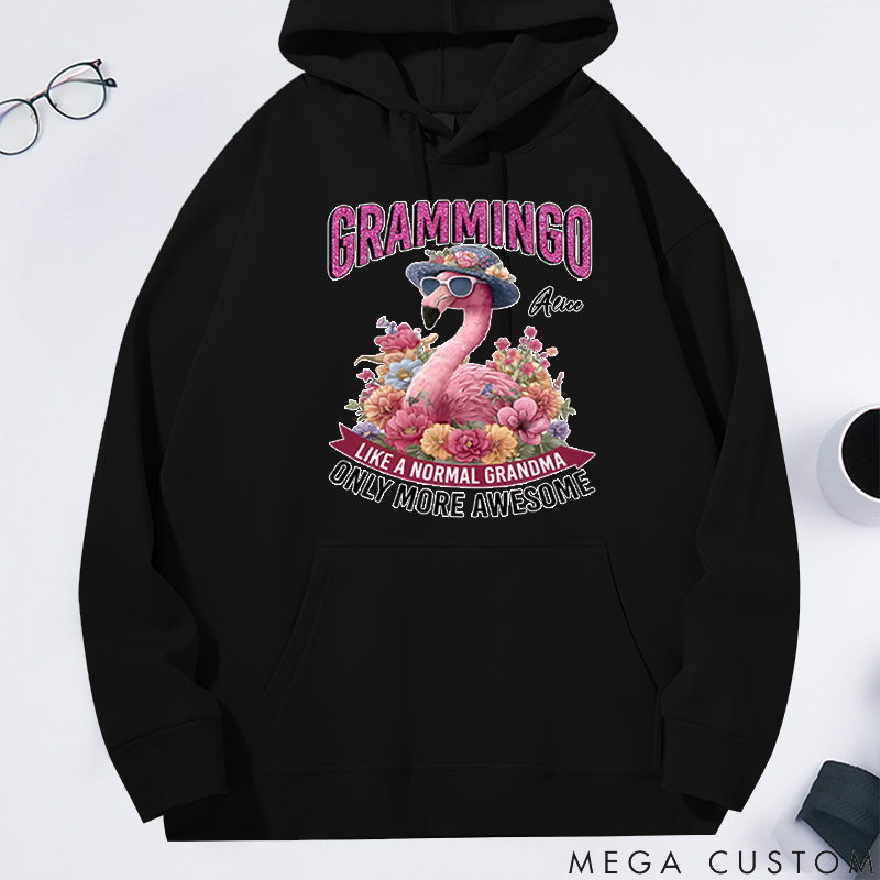 Personalized Classic Hoodie Grammingo Like a Normal Grandma Only More Awesome