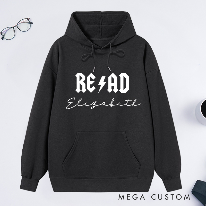 Personalized Read Classic Hoodies Bookish Hoodies Custom Book Lover Hoodies with Name Librarian Gift Book Lover Gift for Reader Gift