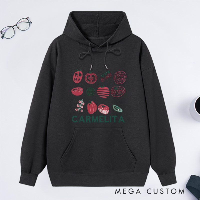 Personalized Grandma's Garden Classic Hoodies Custom Mama's Garden Hoodies with Name Plant Lover Gift Gardening Lover Gift for Gardener