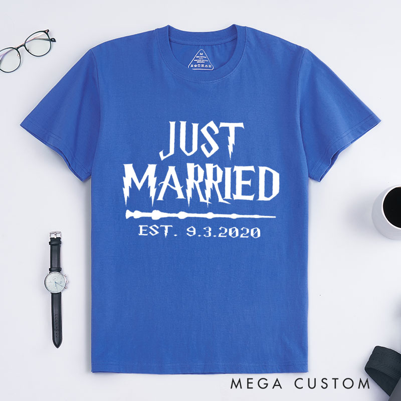 Personalized Groom Wedding T-Shirt Bride And Groom Wedding Anniversary T-Shirt Anniversary Gift For Him Groom Shirts