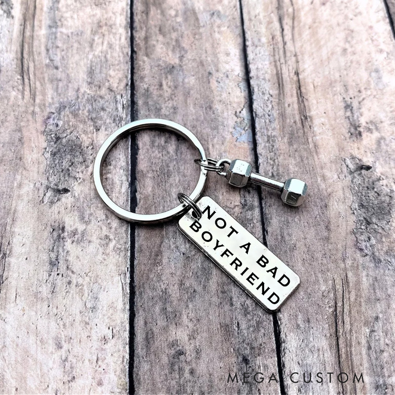 Personalized Engraved Strong Beautiful Keychain Fitness Gift for Her Gym Buddy Motivation Personal Trainer Gift Woman Key Ring for Gym Lovers