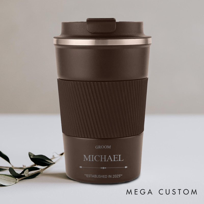 Personalized Groom Wedding Party Coffee Cup Bachelor Party Cup For Groomsman Best Man Gift for Men