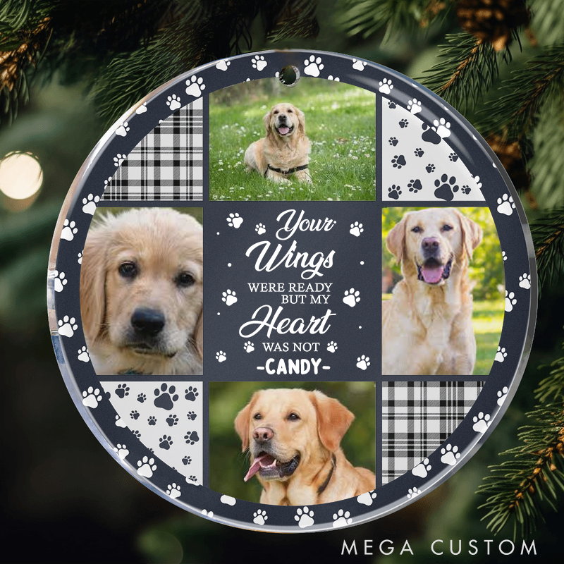 Personalized Pet Lover Custom Photo You were My Favorite Hello Ornament