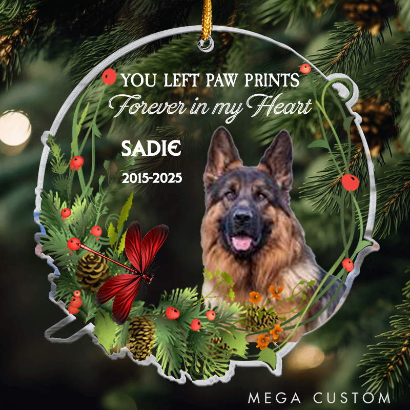 Personalized Pet Lover No Longer by My Side but Forever in My Heart Ornament
