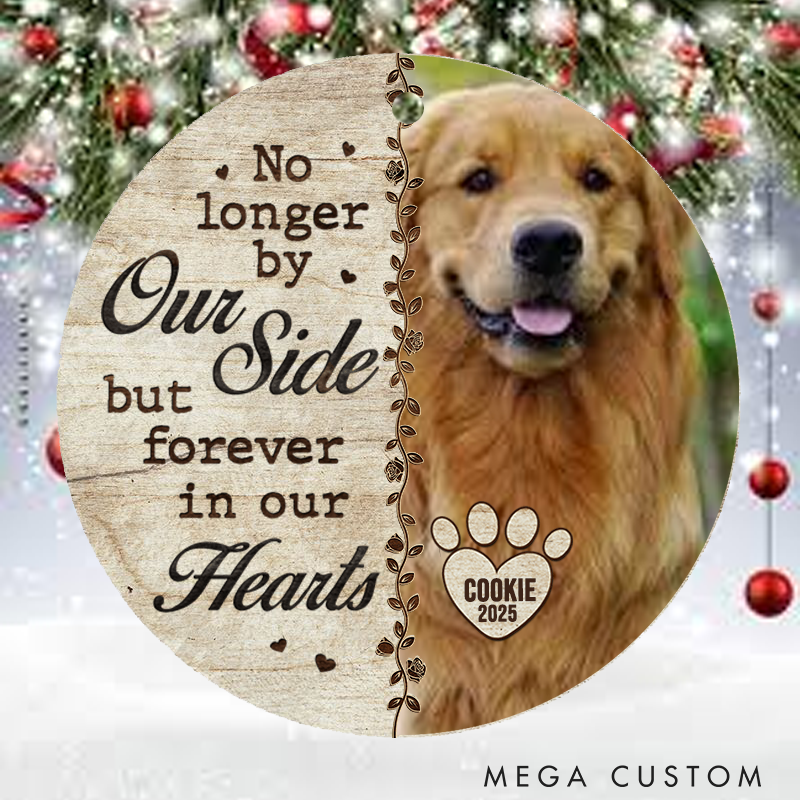 Personalized Pet Lover No Longer by Our Side  Ornament