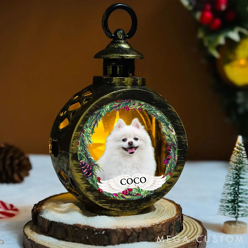 Personalized Pet Lover Your Furry Friend always Lights Up Your Day Christmas Lantern