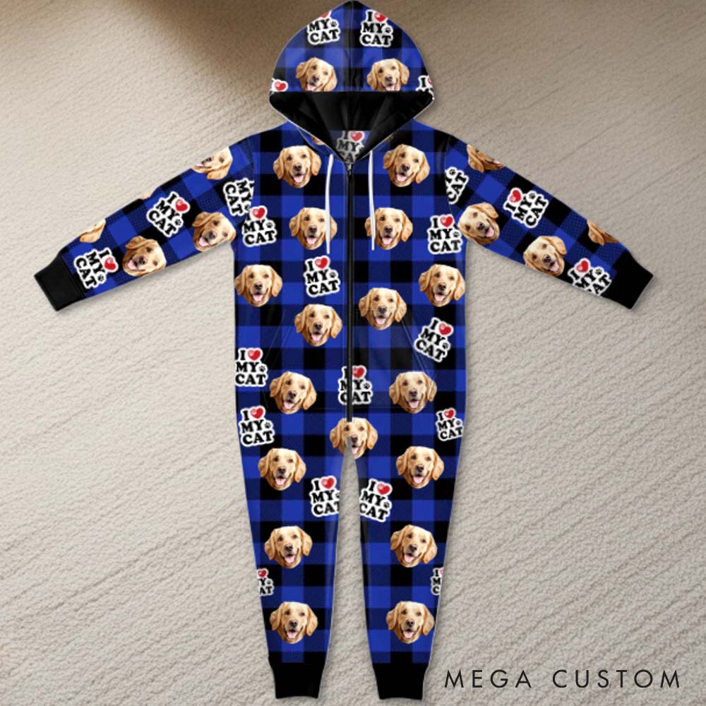 Personalized Pet Lover Just Me and My Furry Therapist Adult Onesie