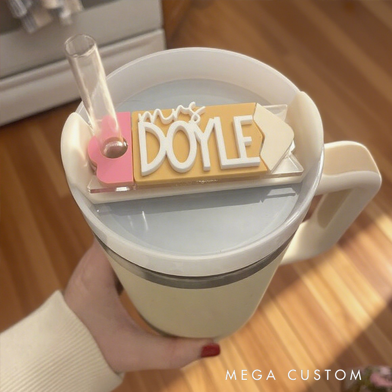 Personalized Teacher Tumbler Tags Appreciation Gift for Teachers