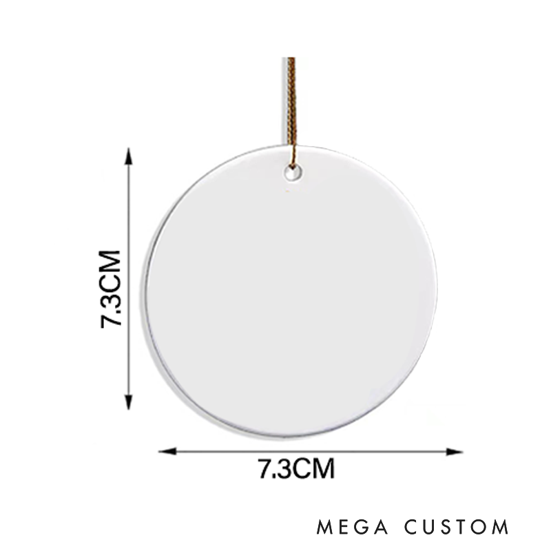 Personalized Christmas Ornament with Our Amazing Design Gift for Coworkers