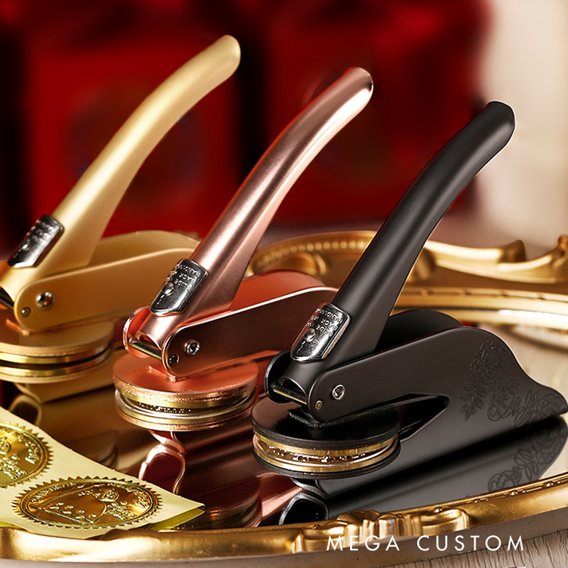 Personalized Teacher Book Embosser Stamp with Pencil Ruler Design Thoughtful Gift for Teachers