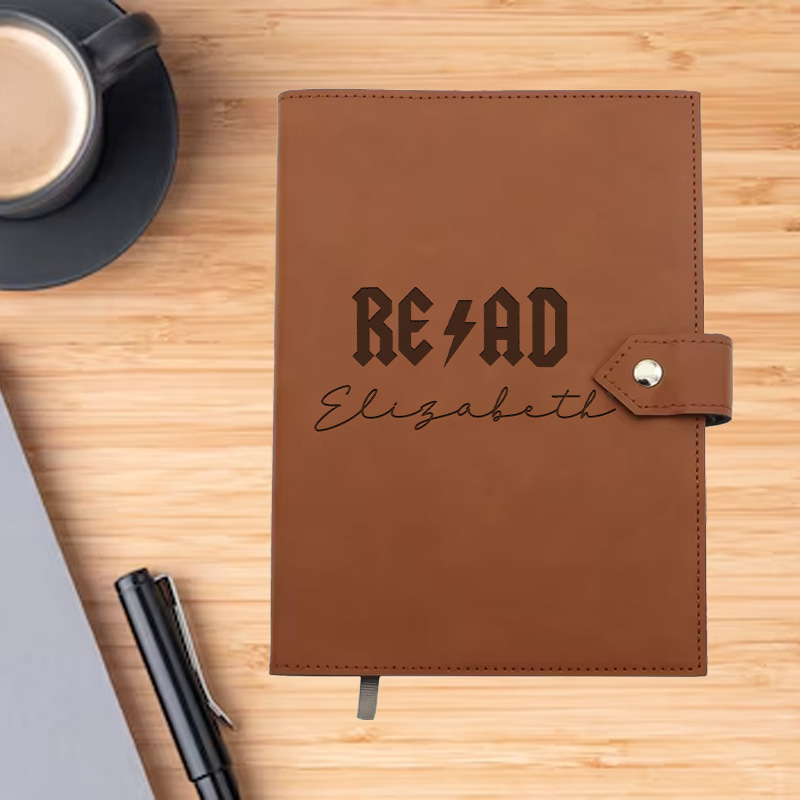 Personalized Read Journals & Notebooks Engraved Leather Journals Leather Notebooks Book Lover Gift Bookish Gift Reader Gift