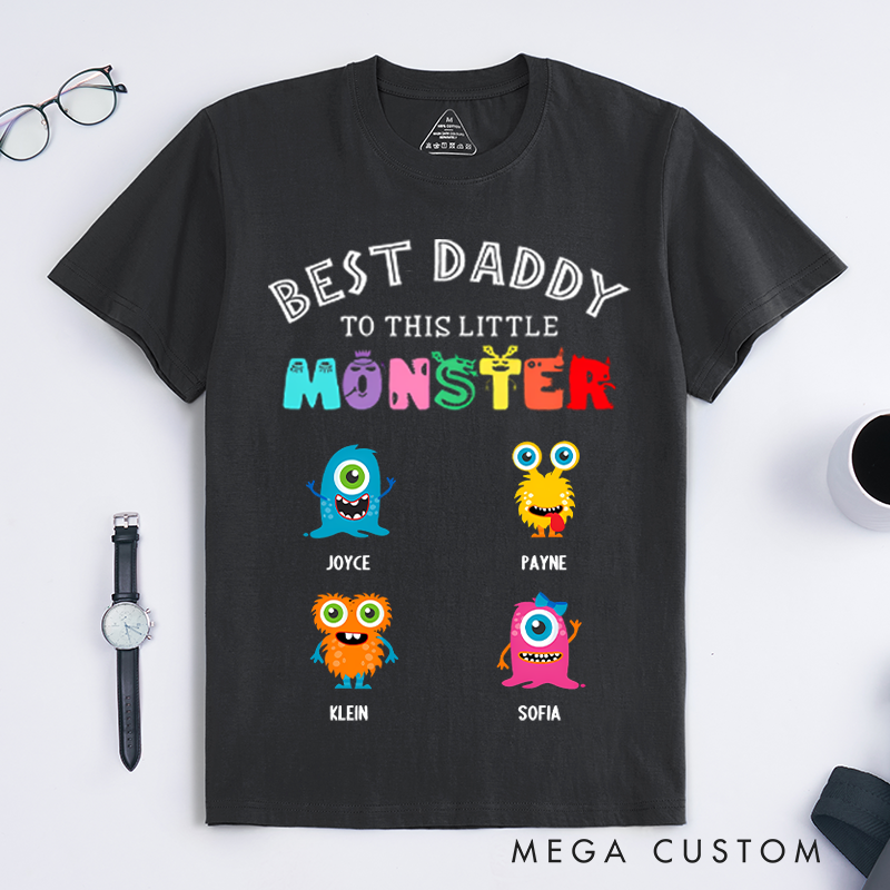 Personalized Best Daddy Grandpa to these Little Monsters Classic T-Shirt