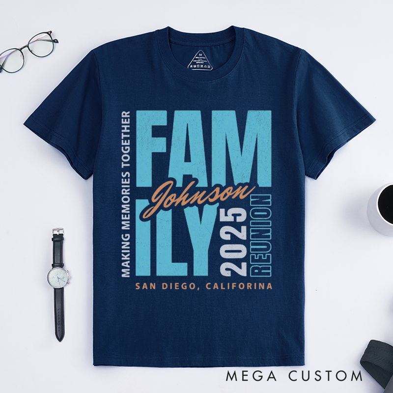 Personalized Matching Family Reunion Gifts Tees 2025 Classic T-shirt