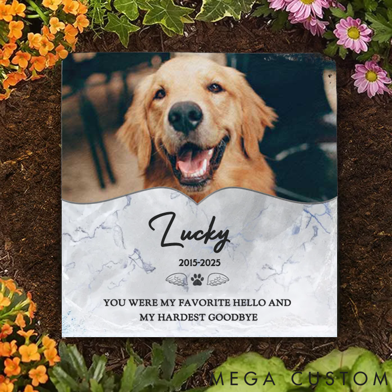 Personalized Pet Lover You would have Lived Forever Garden Stone