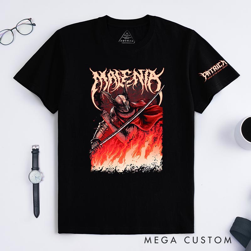 Personalized Malenia Game Classic T-Shirts Video Game Tshirt Soulslike Shirt Halloween