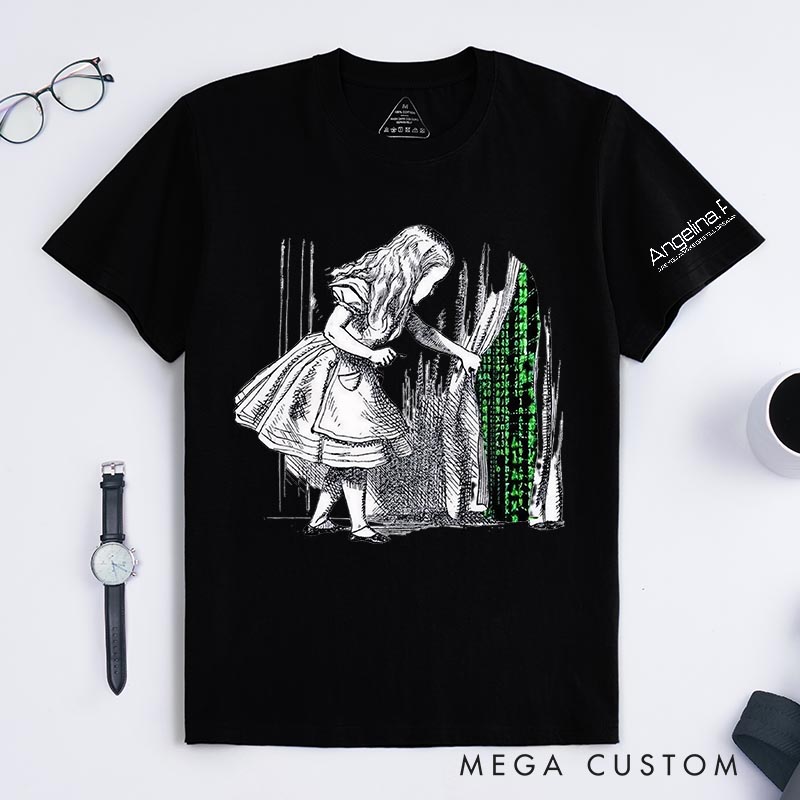 Personalized Alice and the Futuristic Dream Movie Classic T-Shirts Sci-fi Movie Tshirt