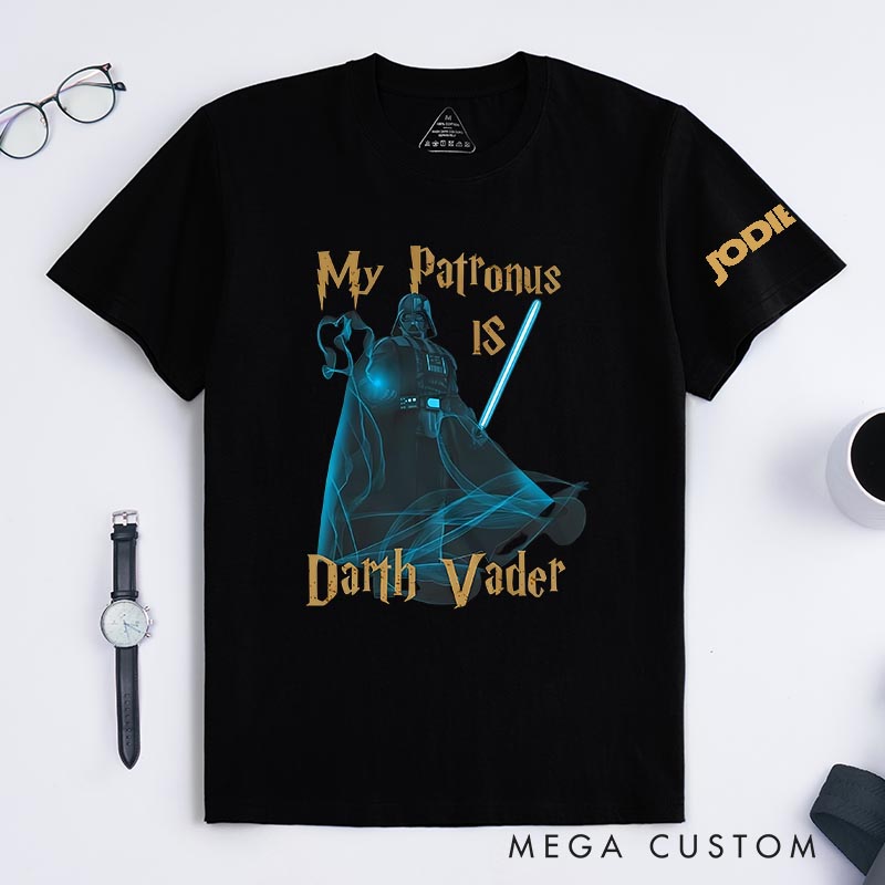 Personalized My Potronus is Death V Classic T-Shirts Galaxy Fantasy Nerdy Geek Tshirt for Movie Lovers