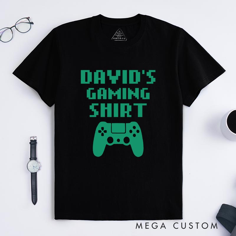 Personalized Your Gaming Shirt Game Classic T-Shirts Video Game Tshirt Geek Gaming Nerd Shirt