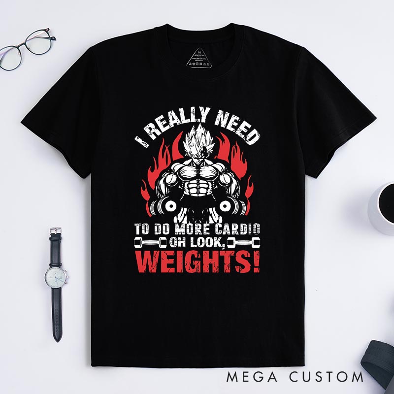 Personalized Anime Gym Classic Motivational T-Shirts Japanese Manga Comic Tshirt for Anime Lovers