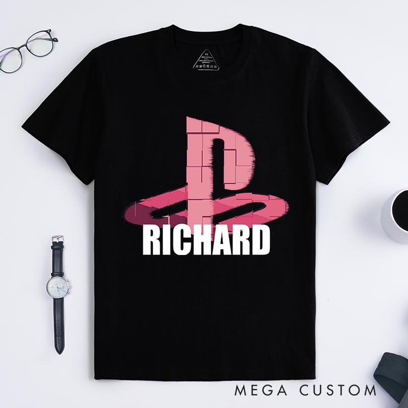Personalized Classical Game Sign Classic T-Shirts Video Game Tshirt Geek Gaming Nerd Shirt