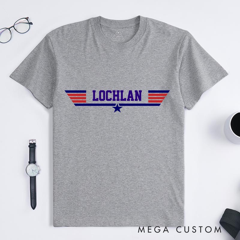 Personalized Pilot Movie Classic T-Shirts Independence Day Tshirt Veterans Day Shirt