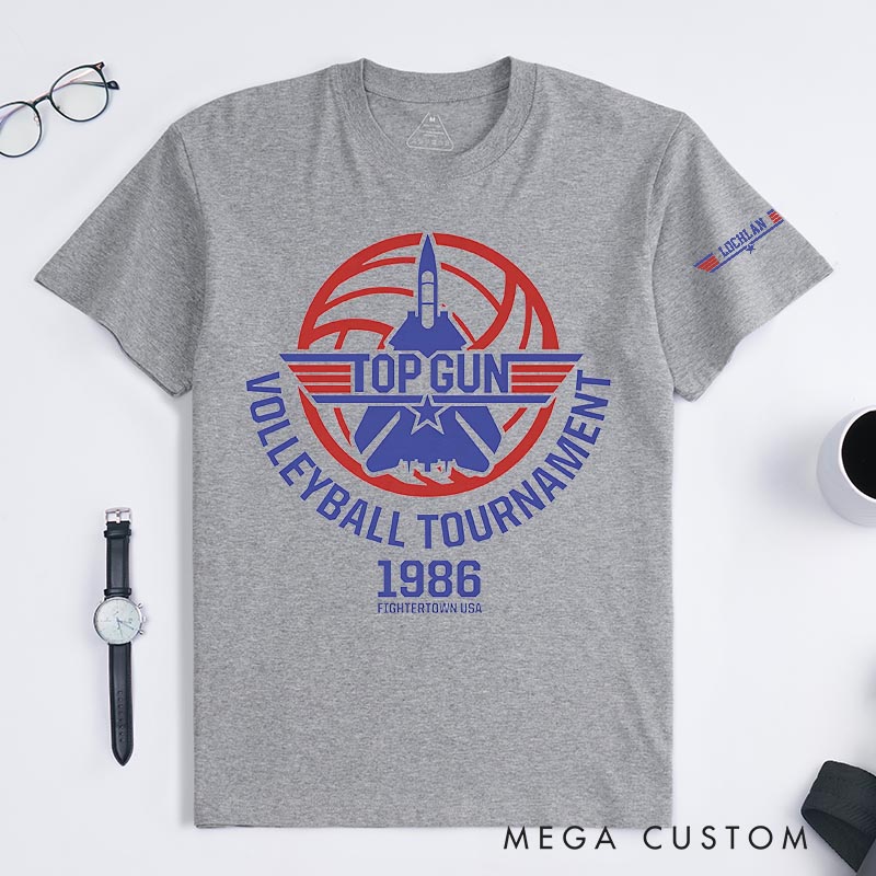 Personalized Pilot Volleyball Movie Classic T-Shirts Independence Day Tshirt Veterans Day Shirt