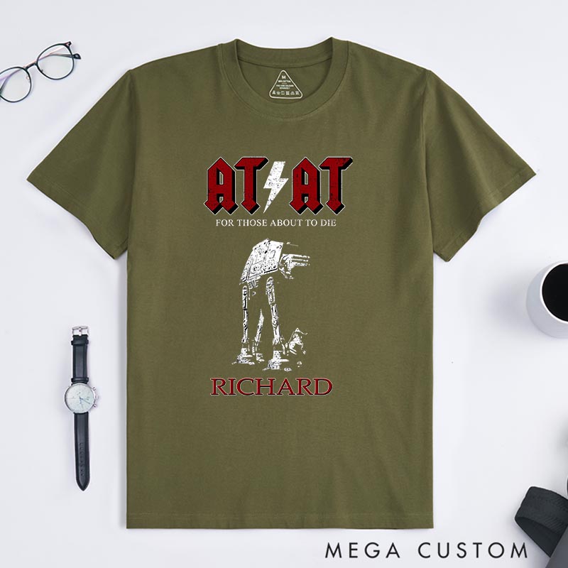 Personalized Rock Music Galaxy Classic T-Shirts Star Music Lover Nerdy Geek Tshirt Music Parody