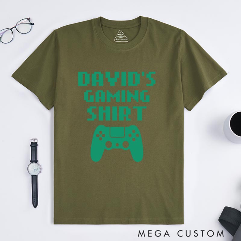 Personalized Your Gaming Shirt Game Classic T-Shirts Video Game Tshirt Geek Gaming Nerd Shirt