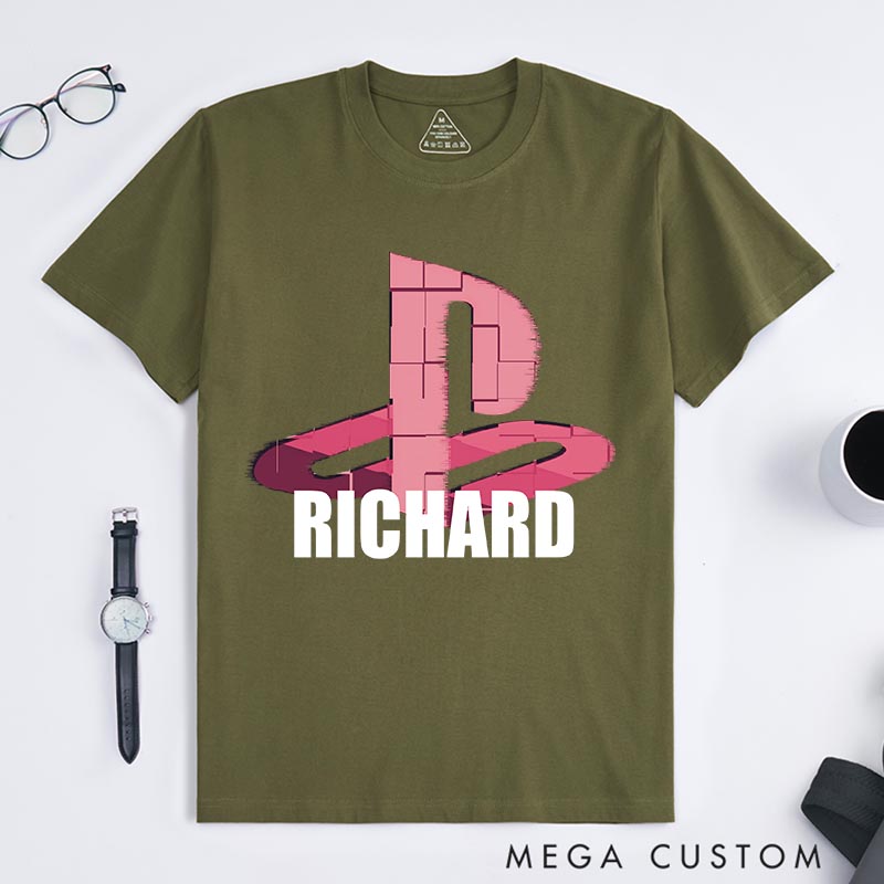 Personalized Classical Game Sign Classic T-Shirts Video Game Tshirt Geek Gaming Nerd Shirt
