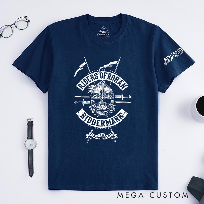 Personalized Rohan Riders Movie Classic T-Shirts Fantasy Movie Tshirt for Movie Lovers