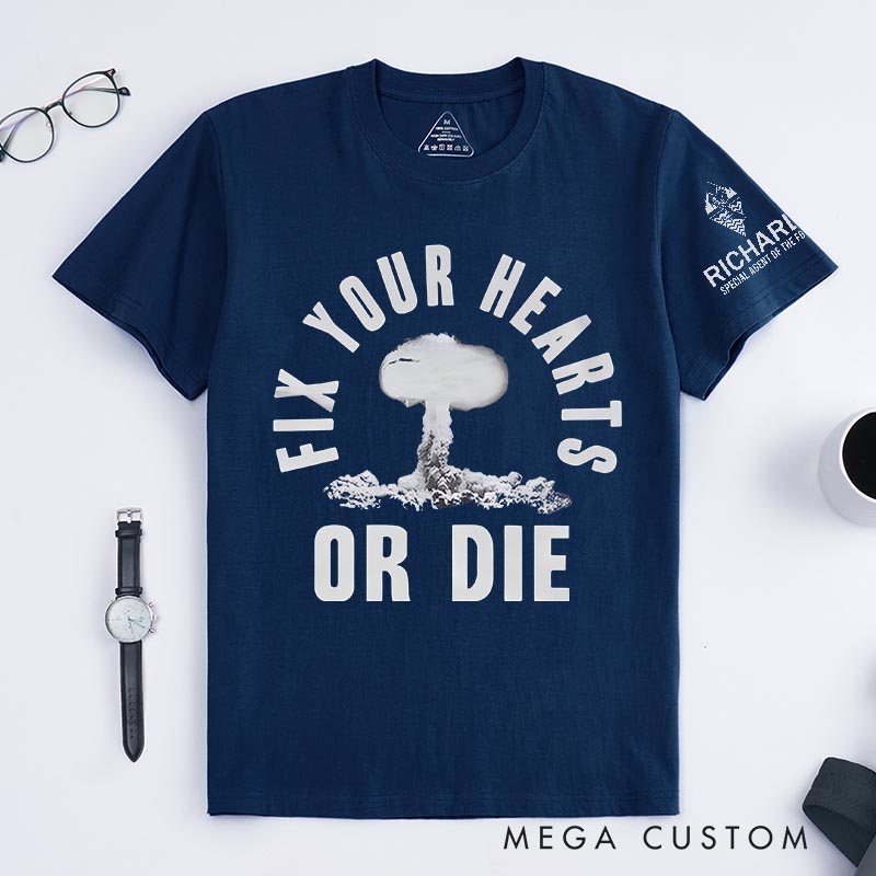 Personalized Fix Your Heart Movie Classic T-Shirts Horror TV Show Tshirt Horror TV Series Shirt