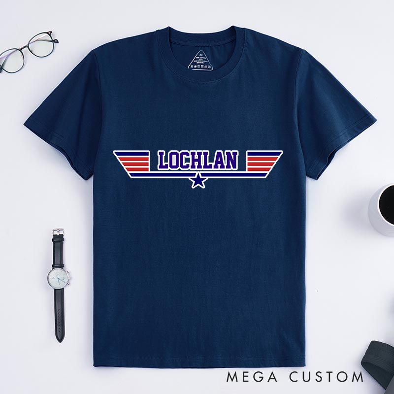 Personalized Pilot Movie Classic T-Shirts Independence Day Tshirt Veterans Day Shirt