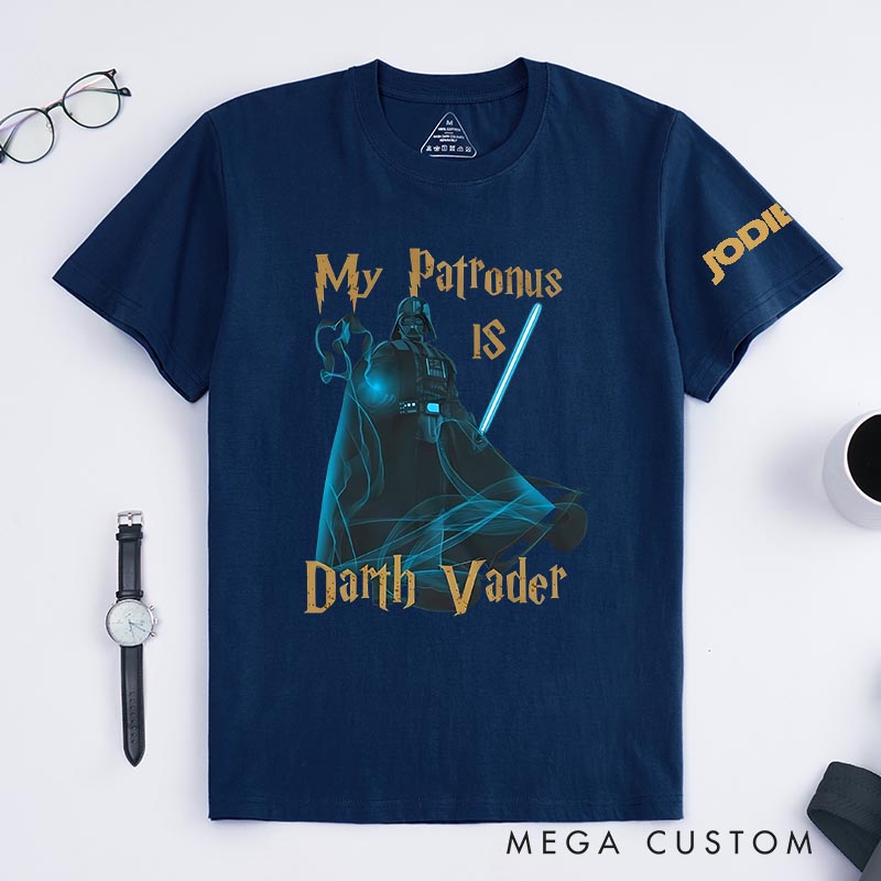 Personalized My Potronus is Death V Classic T-Shirts Galaxy Fantasy Nerdy Geek Tshirt for Movie Lovers